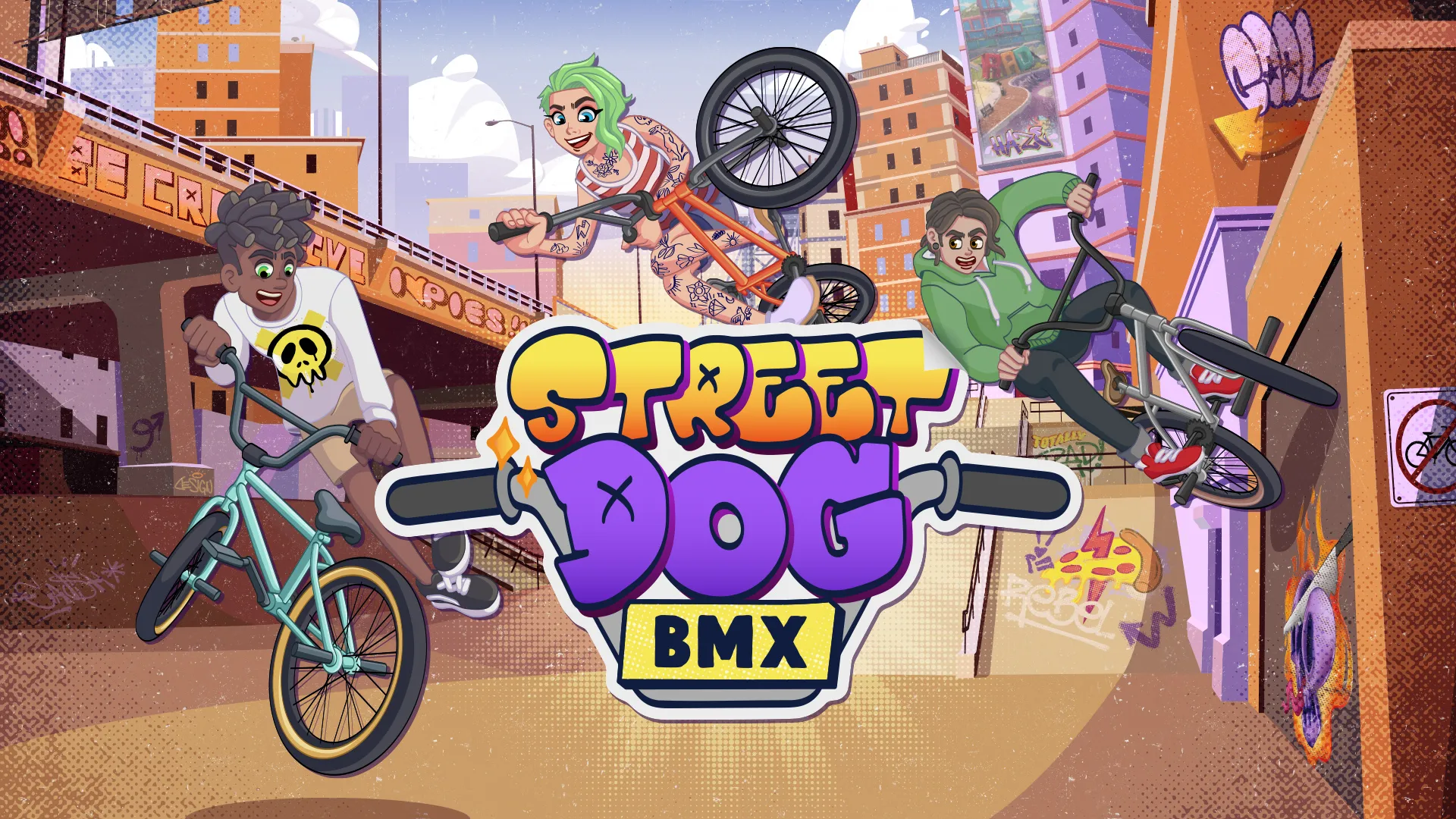 Анонсирована игра про экстремальный вид спорта Streetdog BMX